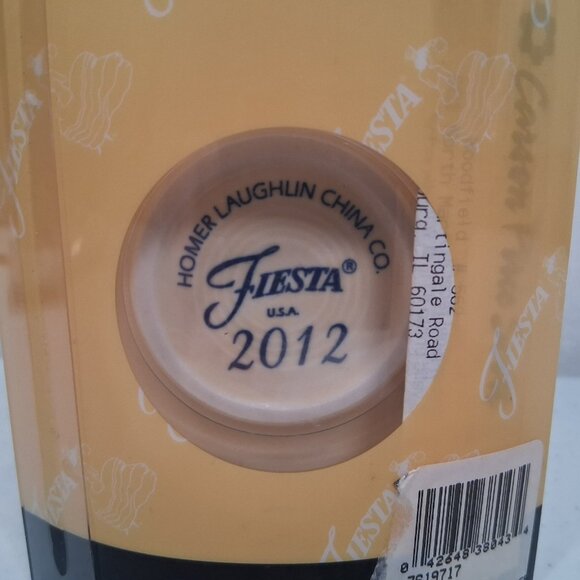 Homer Laughlin Fiesta Christmas Tree Ornament Ivory 75th Anniversary #761 2012 - Picture 5 of 9